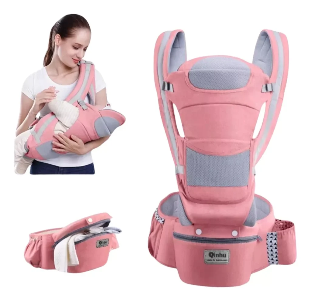 CANGURU ERGONÔMICO ROSA
