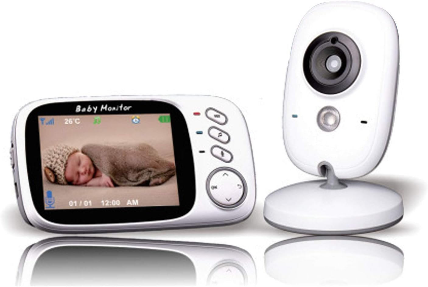 Babá Eletrônica Câmera Sem Fio Visão Noturna